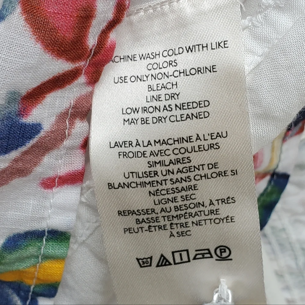 Anthropologie The Peregrine Button Front V-Neck Mini Dress Size L - Picture 5 of 5